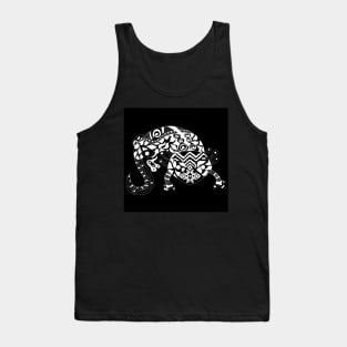 axolotl ajolote in xochimilco mexican pattern in black Tank Top